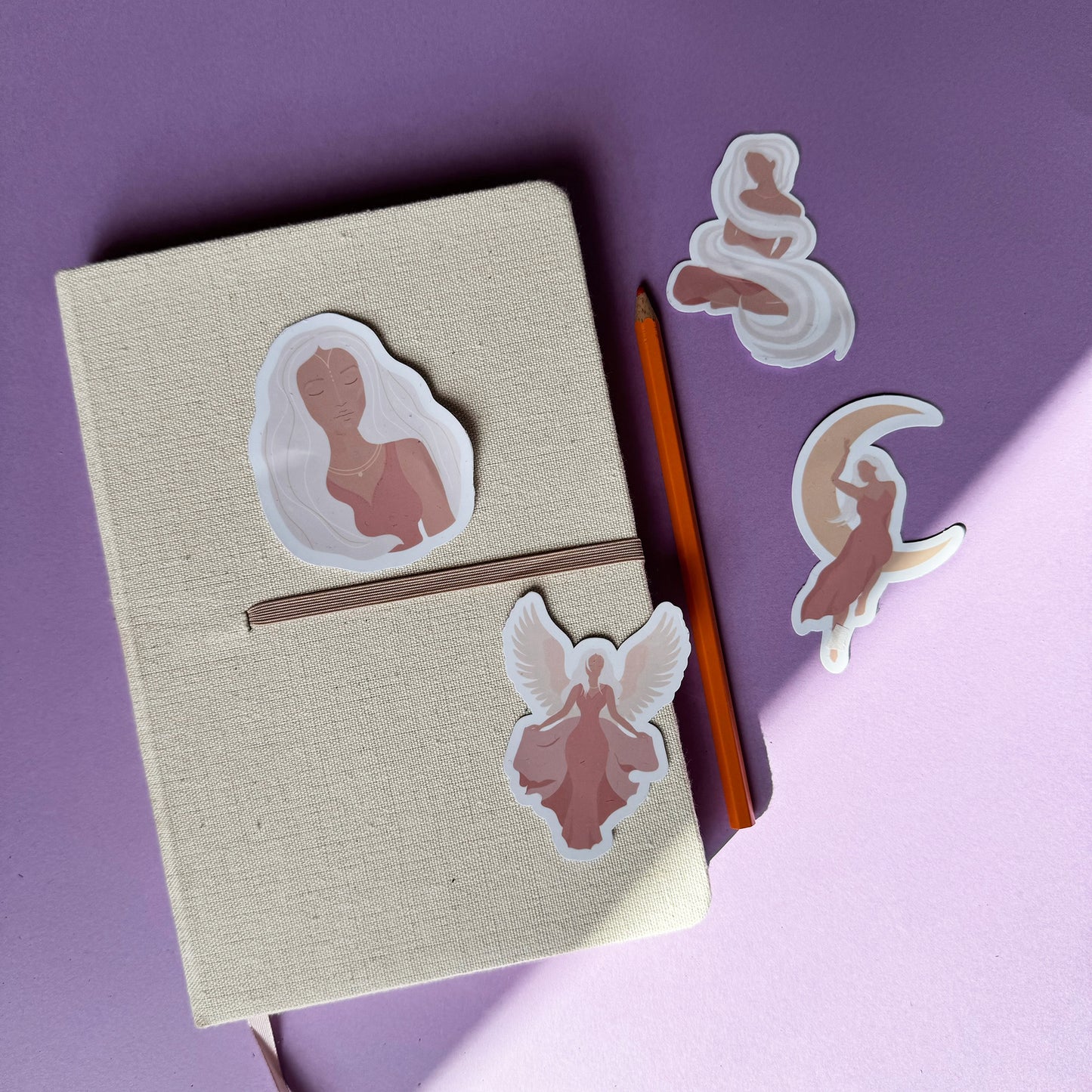 Goddess Die Cut Stickers