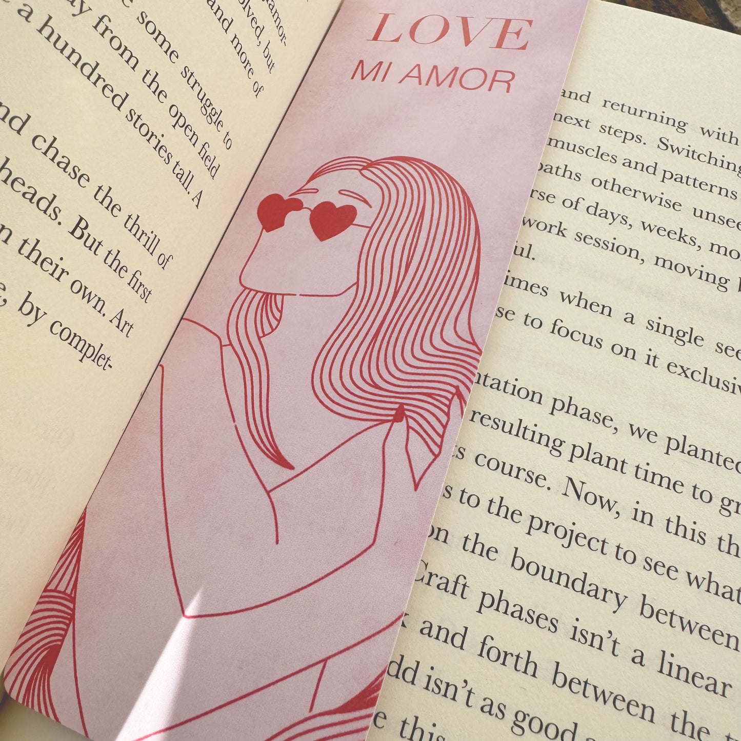 Valentine bookmark