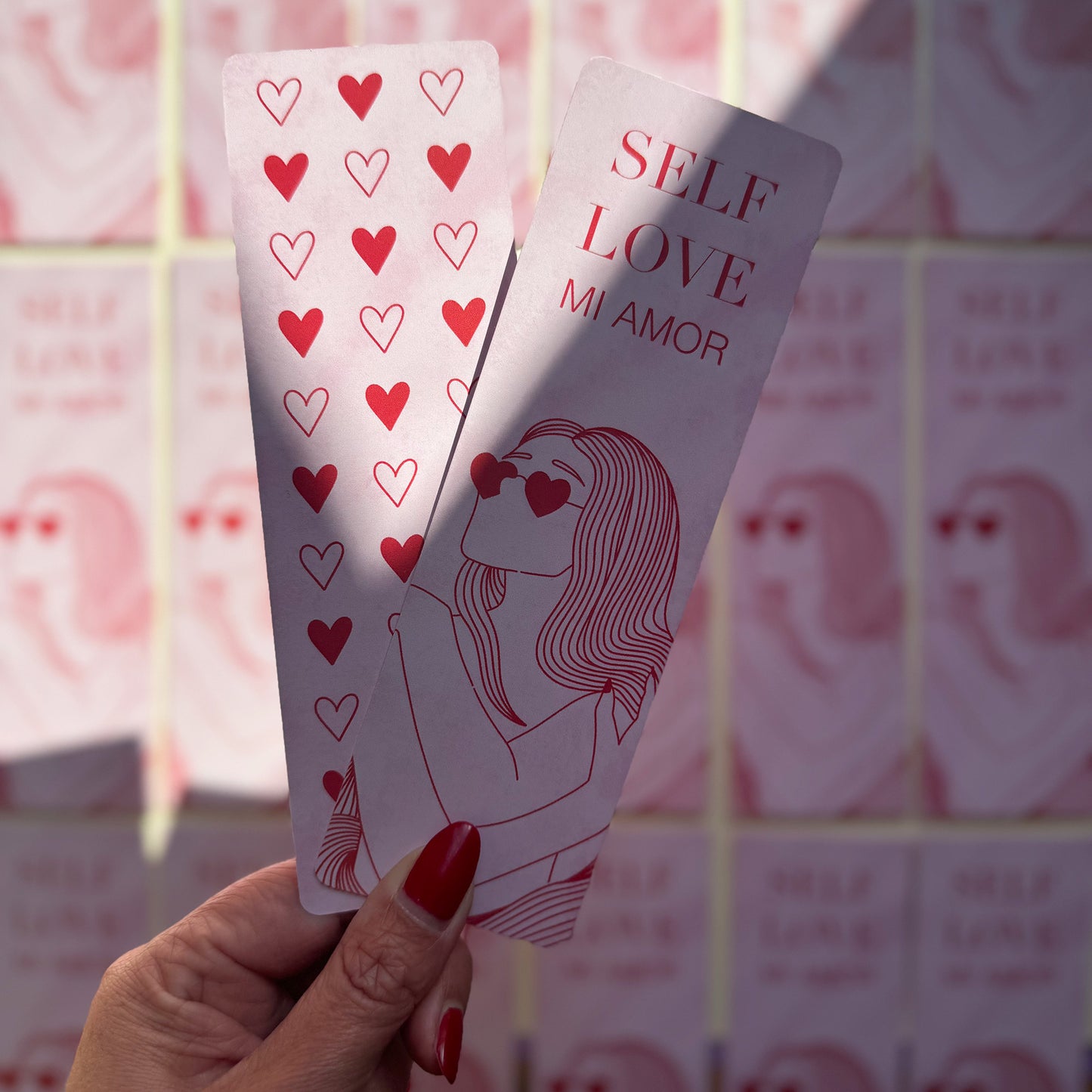 Valentine bookmark